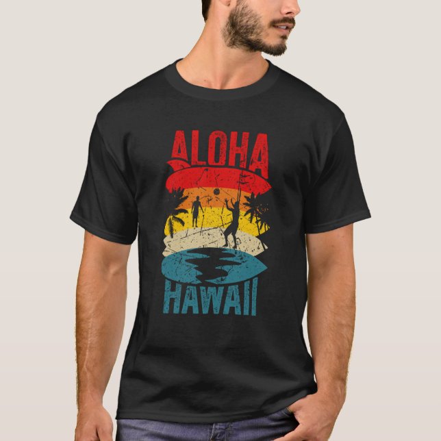 Camiseta Aloha Hawaii Family Trip 2023 Surfing Tourism Meme (Anverso)