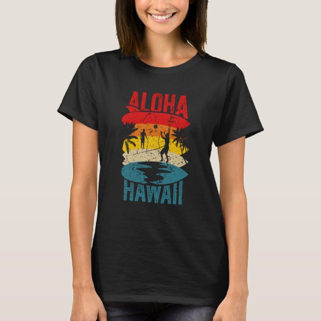 Camiseta Aloha Hawaii Family Trip 2023 Surfing Tourism Meme (Anverso)