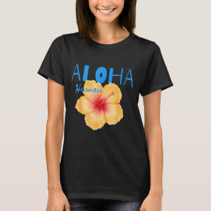 Camiseta Aloha hawaii flor tropical playa vacaciones de ver
