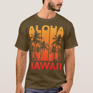 Camiseta Aloha Hawaii Hawaii Hawaiian Island TVintage 1980 