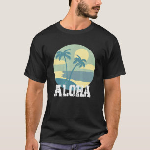 Camiseta Aloha Hawaii Hawaii Surf De Palm Tree Para Hombres