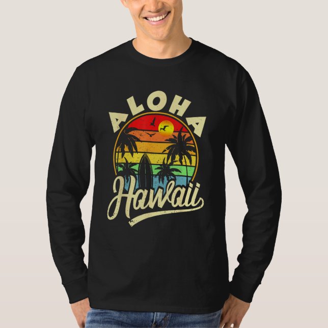 Camiseta Aloha Hawaii  Hawaiian Beach Family Vacation Summe (Anverso)
