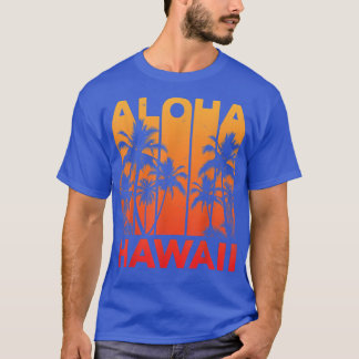 Camiseta Aloha Hawaii Hawaiian Island T Vintage 1980s Thro