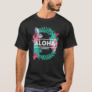Camiseta Aloha Hawaii Hibiscus Flowers Diseño estético