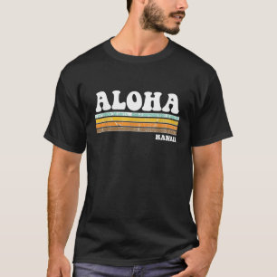 Camiseta Aloha Hawaii Hombres Mujeres Con Problemas Retro V