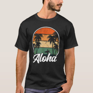 Camiseta Aloha Hawaii Isla Hawaii Palm Beach Surfboar
