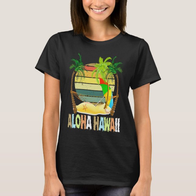 Camiseta Aloha Hawaii matching Hawaiian outfits for the fam (Anverso)