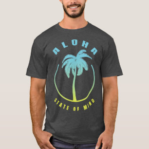 Camiseta Aloha Hawaii Palm Tree Feel the Aloha Hawaiian Sp