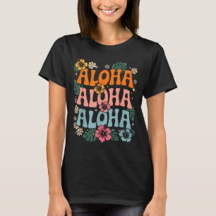 Camiseta Aloha hawaii playa flor de la isla hawaiana luau
