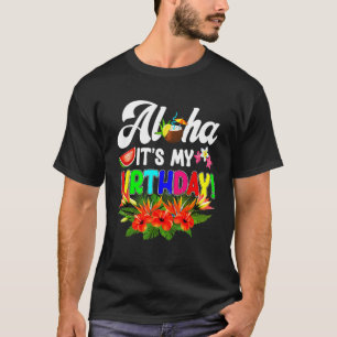 Camiseta Aloha Hawaii Summer Birthday Hawaii Aloha Beach