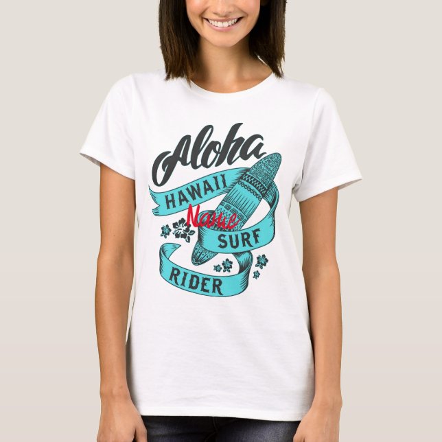 Camiseta Aloha Hawaii Surf Rider Thunder_Cove (Anverso)