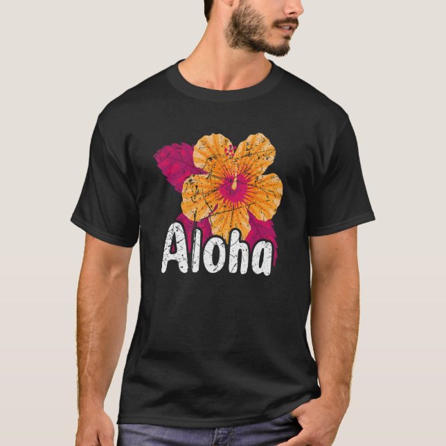 Camiseta Aloha Hawaii Surfing Retro Sunset 10 (Anverso)