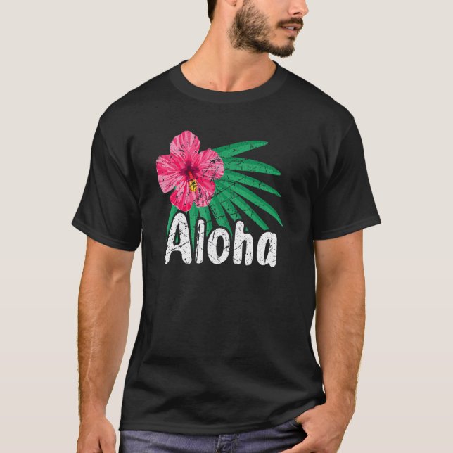 Camiseta Aloha Hawaii Surfing Retro Sunset 19 (Anverso)