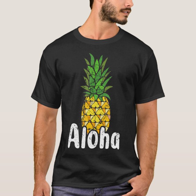 Camiseta Aloha Hawaii Surfing Retro Sunset 27 (Anverso)