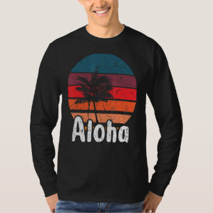 Camiseta Aloha Hawaii Surfing Retro Sunset 28
