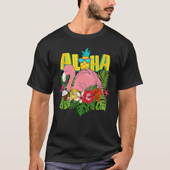 Camiseta Aloha Hawaii T Shirt Hawaiian Kids Teen Girl Women (Anverso)