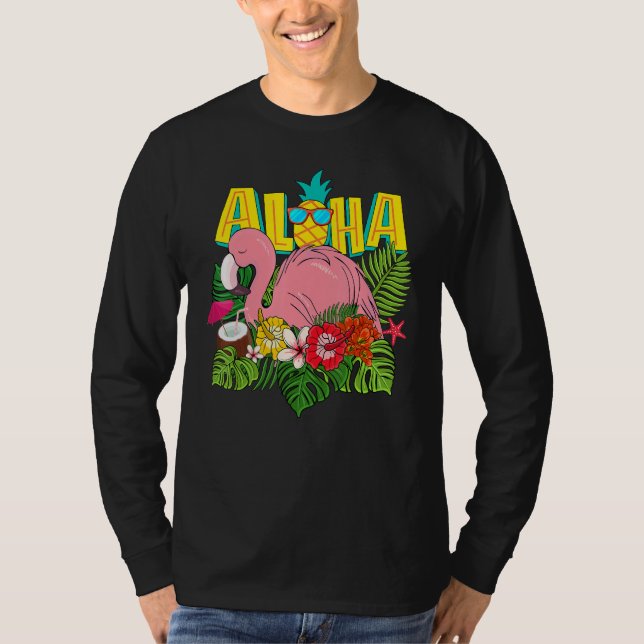 Camiseta Aloha Hawaii T Shirt Hawaiian Kids Teen Girl Women (Anverso)