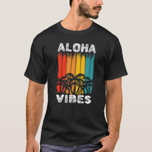 Camiseta Aloha Hawaii Tiki Retro Vintage Maui Ohana Premium