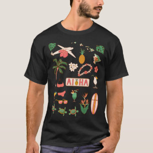 Camiseta Aloha Hawaii Travel Graphics