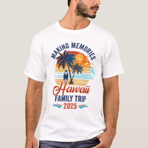 Camiseta Aloha Hawaii Vacaciones Familiares 2025 Haciendo R