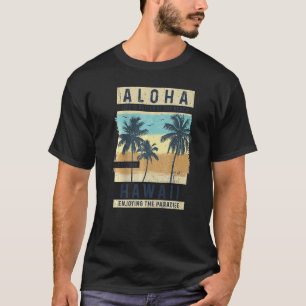 Camiseta Aloha Hawaii Vintage Hawaii Oahu Island Retro Su