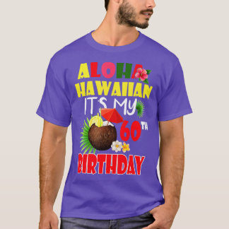 Camiseta Aloha Hawaiian es mi verano de cumpleaños número 6
