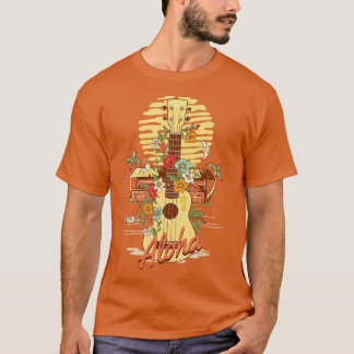 Camiseta Aloha Hawaiian Tropical Hut Tiki Bar