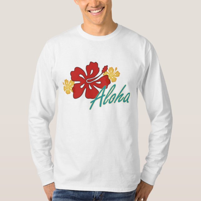 Camiseta Aloha Hibiscus (Anverso)