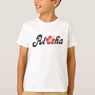Camiseta Aloha Hibiscus - diseño de Hawaii plano + tus idea