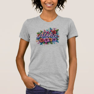 Camiseta Aloha Hibiscus - Floral de Verano Vibrant