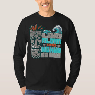 Camiseta Aloha Kokua Da' Aina Hawaii Surfer Polynesian