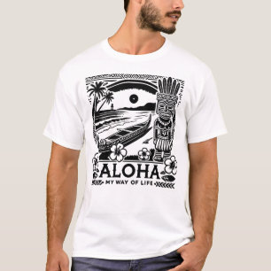 Camiseta Aloha Life - Abraza el espíritu hawaiano