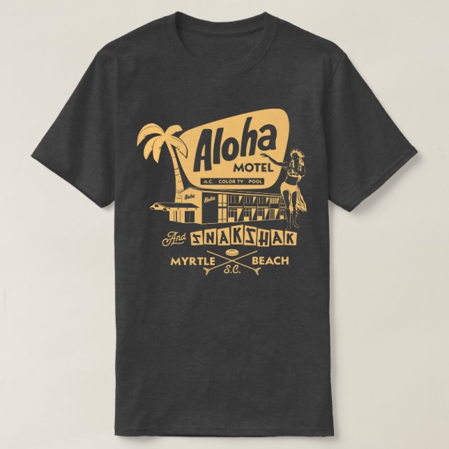 Camiseta Aloha Motel (Diseño del anverso)