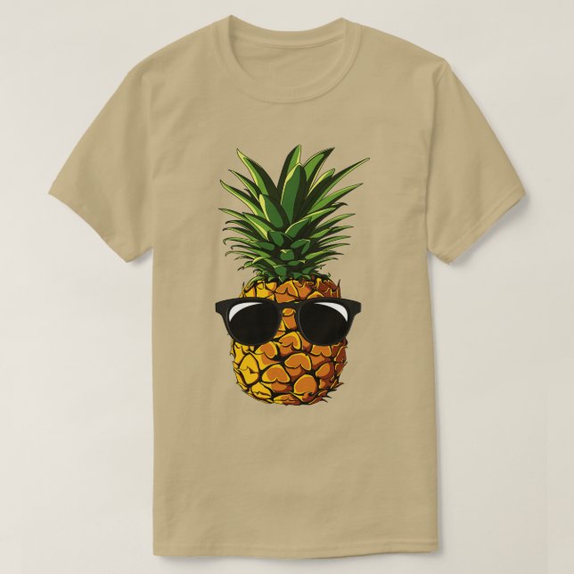 Camiseta Aloha Pineapple Beaches Hawaii (3) (Diseño del anverso)