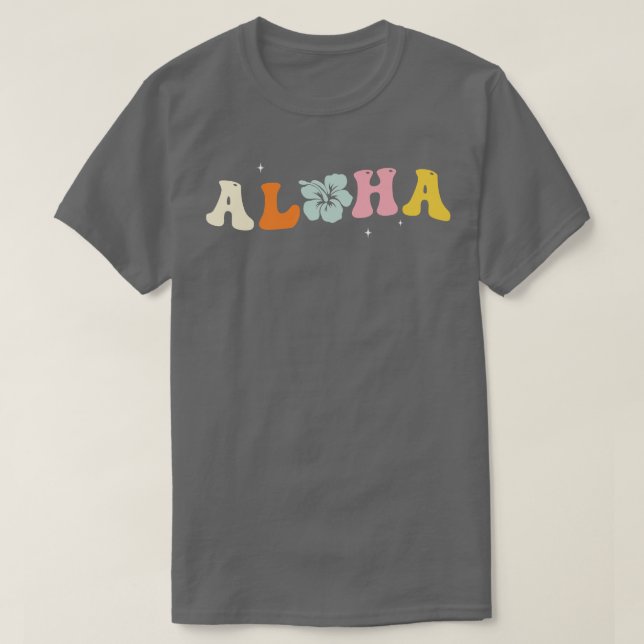 Camiseta Aloha Retro TShirt (Diseño del anverso)