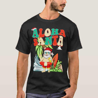 Camiseta Aloha Santa Surfing Santa en Julio