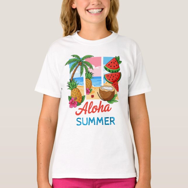 Camiseta Aloha Summer (Anverso)