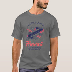 Camiseta Aloha Summer Hawaii Paradise Hawaii Vibes Luau A