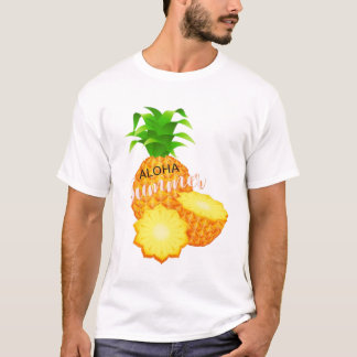 Camiseta Aloha Summer Pineapple_ Islas Hawái