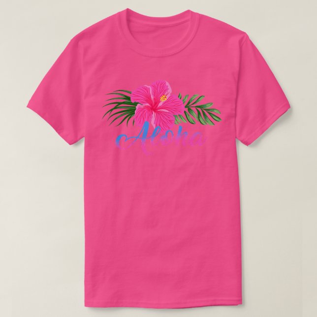Camiseta Aloha Summer Vacation Hawaii Aloha Me Ama A Las Mu (Diseño del anverso)