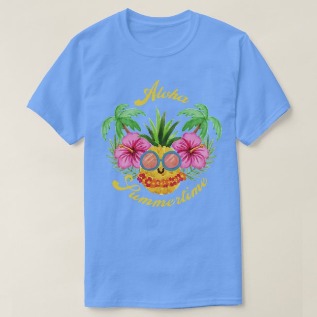 Camiseta Aloha Summertime TShirt (Diseño del anverso)