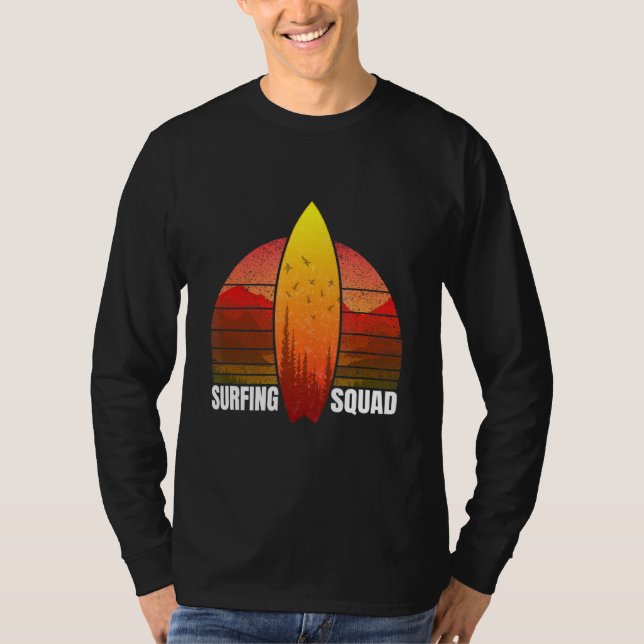 Camiseta Aloha Surfboard Summer Water Surfing Squad (Anverso)
