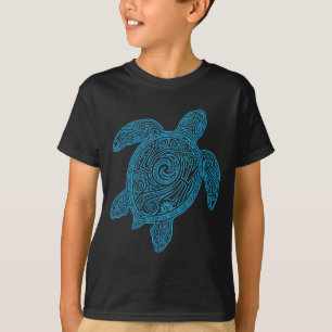 Camiseta Aloha Tortuga Hawái Tribal Hawaiano Maorí Sol Mar