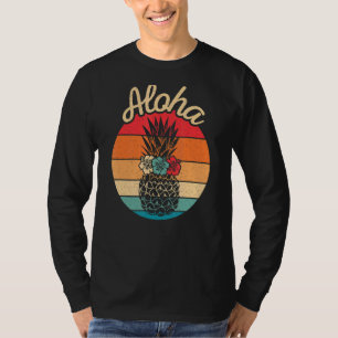 Camiseta Aloha Tropical Hawaiian Pineapple Beach Retro Suns