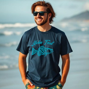 Camiseta Aloha Trout-Fisherman Style