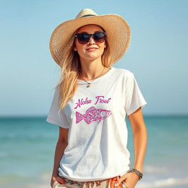 Camiseta Aloha Trout-Fisherman Style