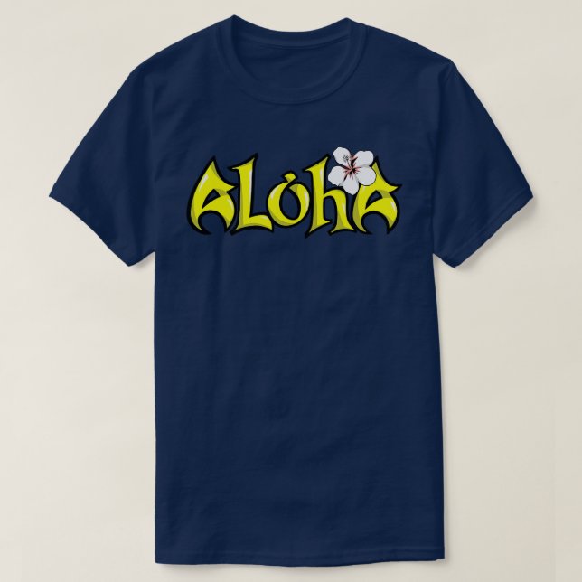Camiseta ALOHA TShirt 6 (Diseño del anverso)
