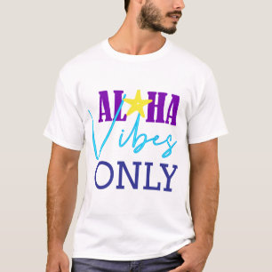 Camiseta Aloha Vibes sólo diseño de Starfish Tropical