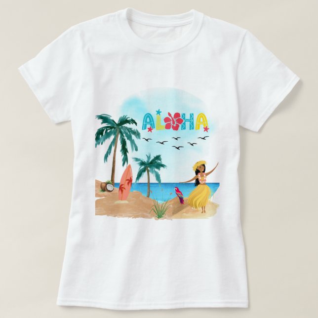 Camiseta Aloha Vibes Tote Bag de Hawaii (Diseño del anverso)