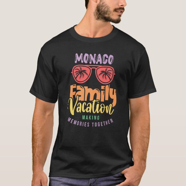 Camiseta Alojamiento de Vacaciones Familiares de Mónaco (Anverso)